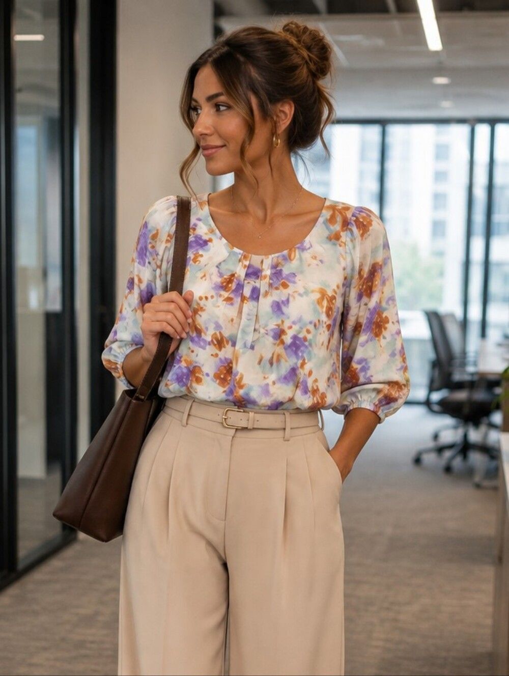 Romeo and Juliet Couture Abstract blouse